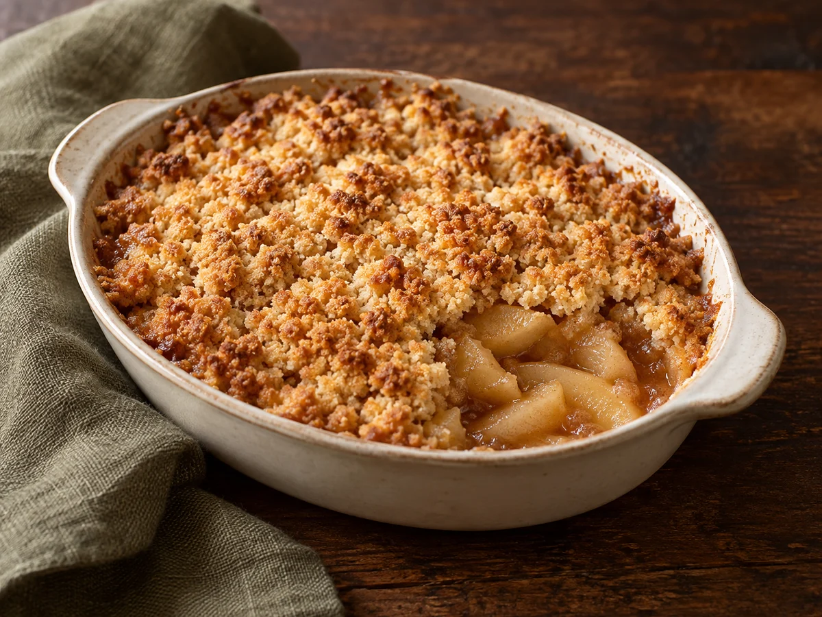 Apple crumble