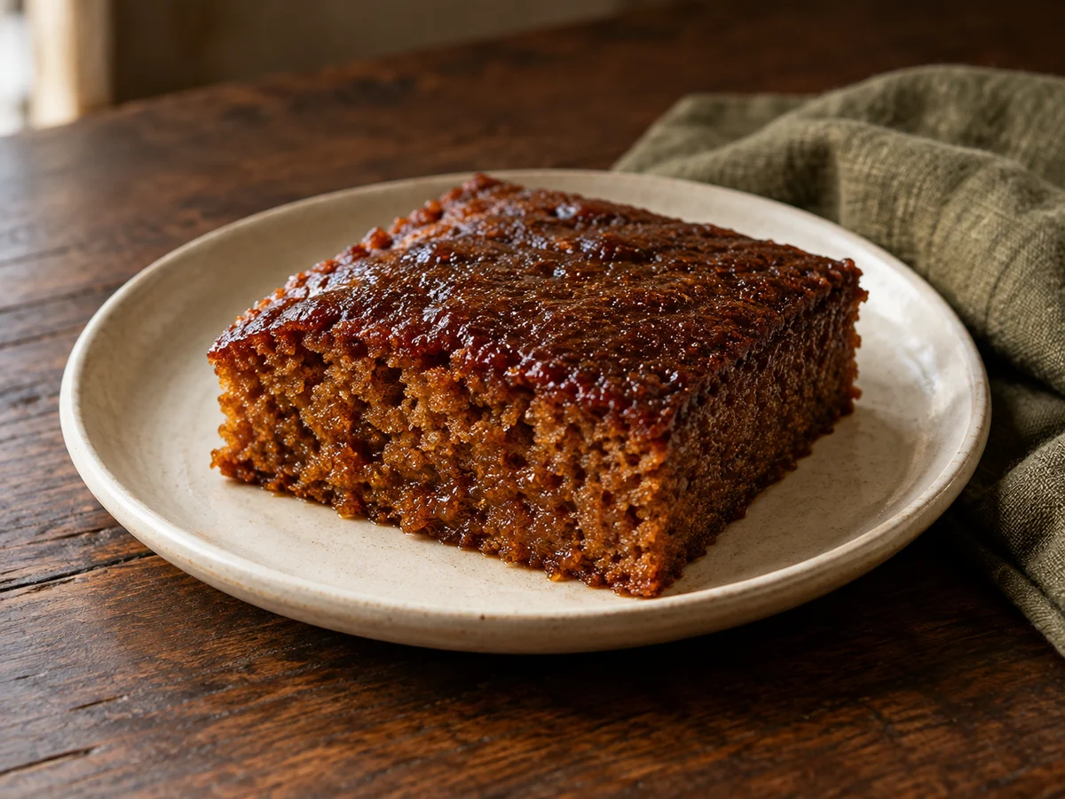 Sticky ginger cake