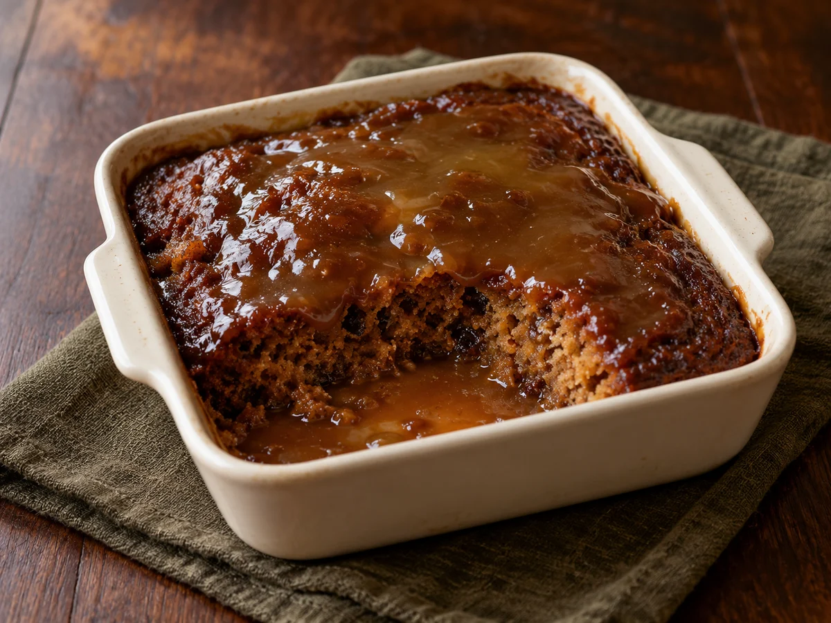 Sticky toffee pudding